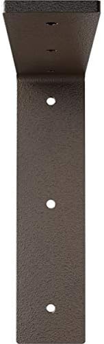 2" W x 8" D x 8" H Hamilton Steel Bracket, Hammered Brown