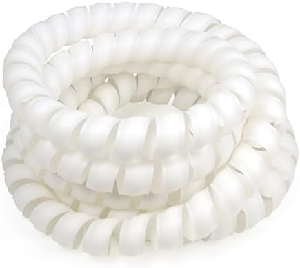 3/4" Spiral Cable Wrap, Plastic Wire Wrap Cord Protectors from Pets No Chew, Spiral Cable Management Sleeve Organizer fo