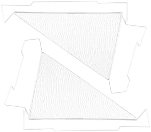 Housoutil 2PCS Corner Wall Shelf,Office Cubicle Floating Corner Shelf, Iron Desk Sundries Storage Rack Office Cubicles H