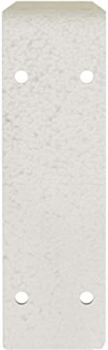 Ekena Millwork BKTM02X18X06EBHWH Steel Bracket Embrey, 2"W x 18"D x 6 1/2"H, Hammered White