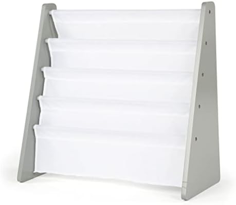 Humble Crew Kids Bookshelf, Montessori Front Facing Toddler Bookcase 4 Tier
