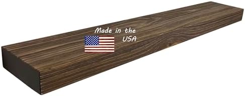 joelsantiques 48 Inch Wooden Floating Shelves for Wall -48x6x2 in -Made of Natural Wood - Long Heavy Duty Rustic Wall Sh