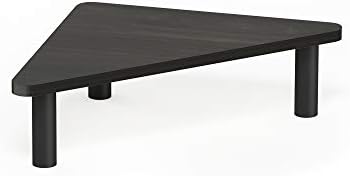 Furinno Turn-N-Tube Monitor Stand Riser, 19.6" Wide Triangle Corner Monitor Riser, Laptop Stand for Desk, Office Desk Ac