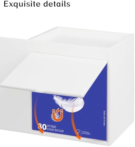 Tissue Box Cover with Drawer Organizer and Storage Tray,Cube Tissue Holder