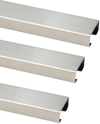Stainless Cable Covers,Wall Cords Hider,3pcs 39.4in Metal Cord Cover,Wire Hiding Strip For Wall,Cable Hiding Strip,Lamp 