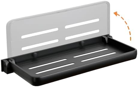 RV Fold-Down Wall Shelf - 12 Inch Space Saving Small Folding Shelf | Wall Mount Storage for RV, Laundry Room, Bathroom, 