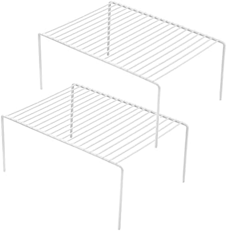 Redrubbit Medium (13 x 9. 4 Inch) Cabinet Storage Shelf Rack, Rustproof Kitchen Counter and Cabinet Shelf, Storage Rack 