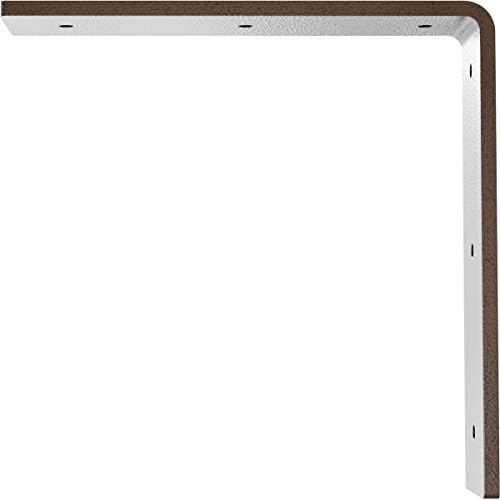 2" W x 8" D x 8" H Hamilton Steel Bracket, Hammered Brown