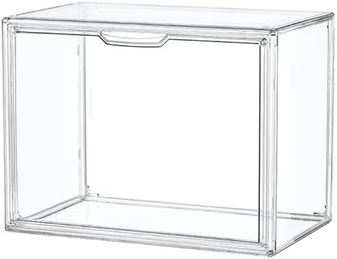 LXLXXL Clear Acrylic Display Case, Stackable Plastic Storage Bins, X-Large