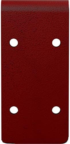 Ekena Millwork BKTM02X08X04EBHRE Steel Bracket Embrey, 2"W x 8"D x 4 1/4"H, Hammered Bright Red