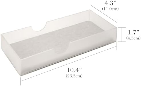 Electric Toothbrush Holder with Diatomite Drying Stone, Bathroom Drawer Organizer with Drainage Hole for Toothbrush Tray