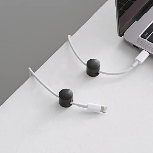 BRIGHTTIA Cable Clips - Premium Brass Cord Management for Home, Office & Car - Multipurpose Wire Holder Organizer - Slee