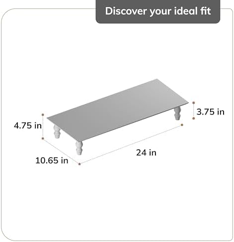 Anji Mountain Monitor Stand for Desk - Desktop Organizer & Laptop Riser, Ergonomic Monitor Riser, Space-Saving, Durable,