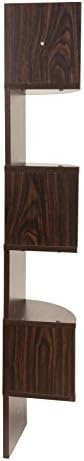 Danya B Decorative Floating Shelf Units, Rustic Shelf Organizer for Home Furnishings, 5 Tier Corner Shelf, Great for Liv