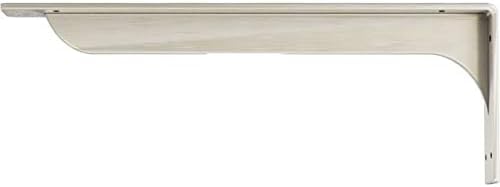 Ekena Millwork BKTM02X18X06EBSS Steel Bracket Embrey, 2" W x 18" D x 6 1/2" H, Stainless Steel