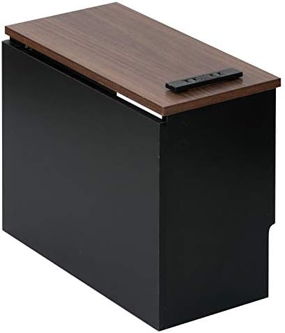 Takeda Corporation WAL/BK H9-KKB39WAL Cable Storage Box with Outlets, 15.4 x 0.7 x 1.2 inches (39 x 19 x 30 cm)