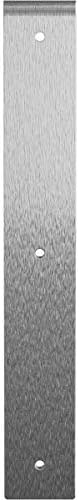 Ekena Millwork BKTM02X14X14HASS 2-Inch W x 14-Inch D x 14-Inch H Hamilton Bracket, Stainless Steel