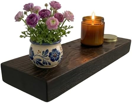 joelsantiques 24 inch Wooden Floating Shelves for Wall - 24x6x2 in