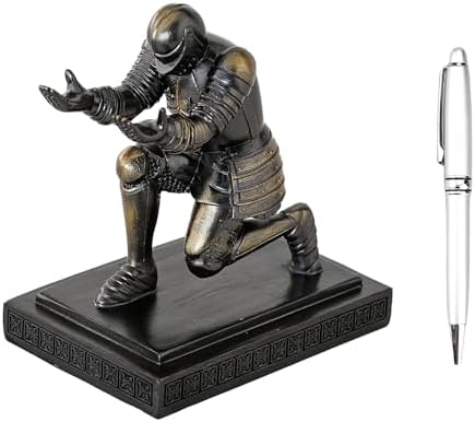 Knight Pen Holder Desk Organizers and Accessories as Gift Iron
