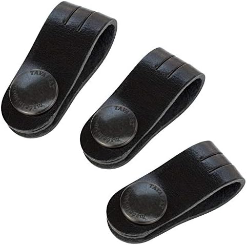 TAVARAT Cord Organizer, Long size, Cable Organizer, Charger Organizer, made in Japan, Genuine Leather, Cable Straps, (Lo