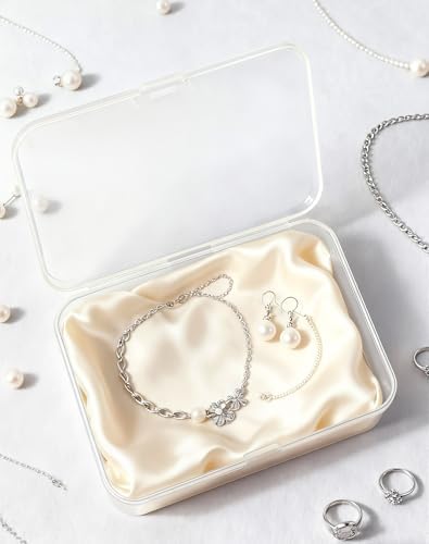 LJY 24 Clear Plastic Boxes, 4.9 x 3.3 x 1.4 in for Diamond Painting