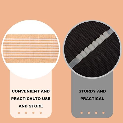 Clear Non-Slip Adhesive Strips for Wooden Hangers 200 Pcs - Anti-Skid Grip for All Hanger Types - 2.8x0.2 Inch, Ideal for Thicker Hangers - Easy-to-Apply Rubber Grippers (200)