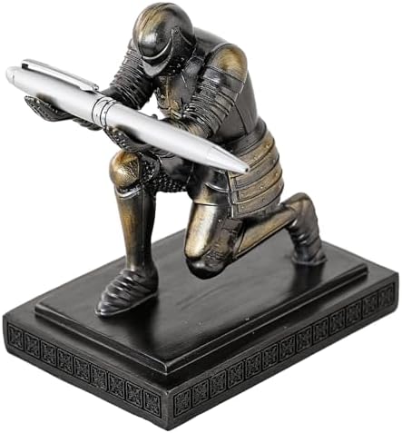 Knight Pen Holder Desk Organizers and Accessories as Gift Iron