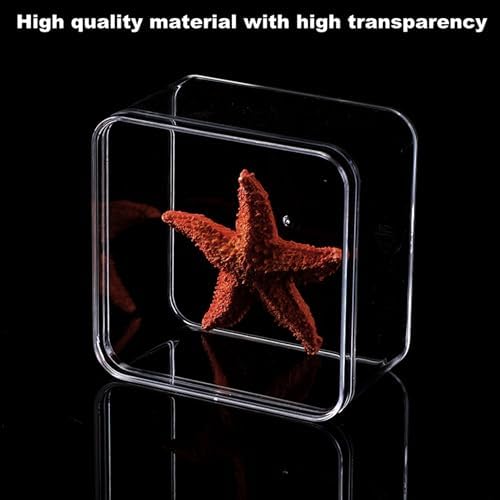 12-Pack Acrylic Square Cube Clear Party Favor Box, 3.94x3.94x2.36 Inch