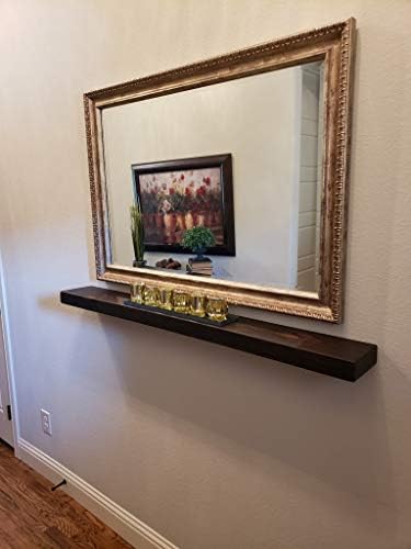 joelsantiques 42 inch Wooden Floating Shelves for Wall - 42x6x2 in, High End Solid Natural Wood, Heavy Duty Bracket, Wal
