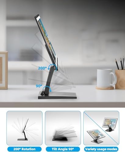 WEARSON Mount Stand for Amazon Alexa Echo Show 15 (1st, 2nd Gen), Tilt, and Rotate Stand Made for Amazon Echo Show 15 Ve