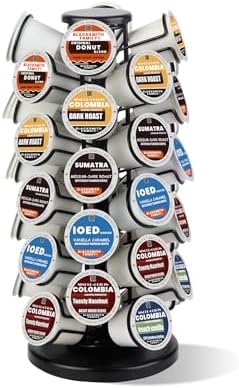 K Cup Holder-Coffee Pods Holder Storage Organizer Stand 40 Pods Capacity