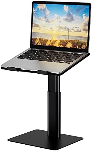 BESIGN LSX6 Computer Holder Stand, Ergonomic Adjustable Notebook Riser for Standing Work, Compatible with Air, Pro, Dell