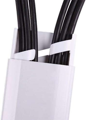 Cable Cover Raceway Organizer Management KIT for Flat Screen TV MOUNTS (29 Inches Length, 5 Pack)