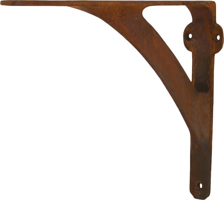 A29 Shelf Brackets, Iron, Rust Finish, Set of 4