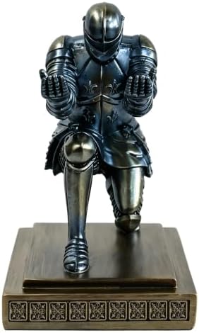 Soldier Executive Knight Pen Holder Personalized Desk Organizers Blue