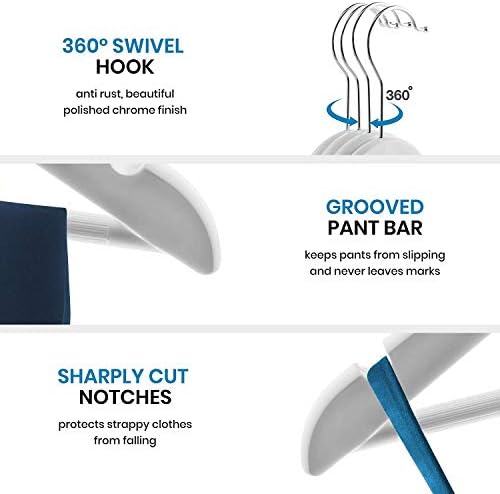 Lotus Wooden Hangers, Solid Wood Shirt Hangers, Dress Coat Jacket Clothes Hangers, With Extra Smooth Finish, 360 Degree 