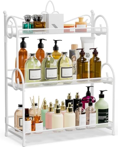 YIUKEA Bathroom Counter Organizer - Spice Rack Countertop 3 Tier Counter Shelf Organizer for Bathroom Kitchen Bedroom Fo