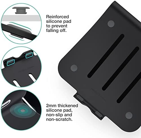Laptop Stand, Aluminum Notebook Holder Riser Heat-Vent for MacBook Air/Pro, Dell, HP, Lenovo, Microsoft Surface, Samsung