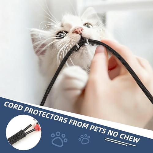Braided Sleeving, PET Expandable Cable Sleeve, Mesh Cable Management for TV, Computer, Home Theater, Flexible Cord Prote