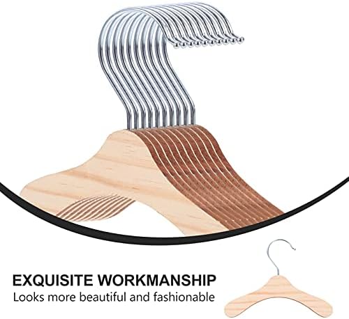 Dog Clothes Hangers:Wooden Pet Clothes Hangers Small Clothing Holder for Pet Dog Cat Clothes Organizer