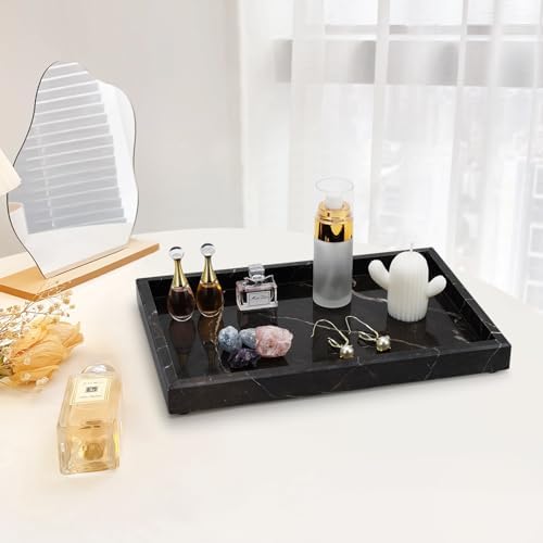Brown Marble Tray,Pure Natural Vanity Tray