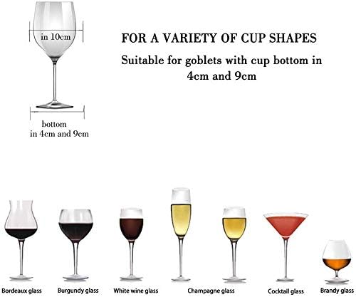 FOMANSH Wine Glass Rack - Under Cabinet Stemware Wine Glass Holder Glasses Storage Hanger Metal Organizer for Bar Kitchen Gold