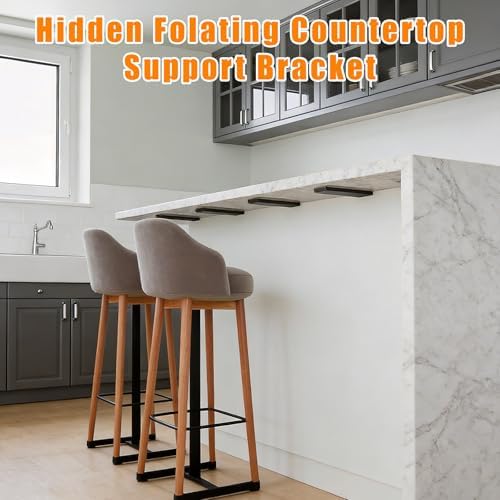 3 Pack 16" Free Hanging Side Wall Floating Shelf Bracket