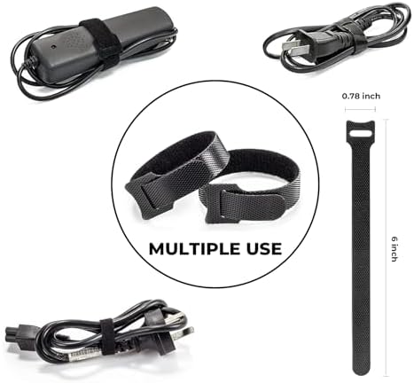 Cable Management Organizer Kit, Desk Cable Organizer, Cable Management Under Desk, Wire Management and Cord Organizer fo