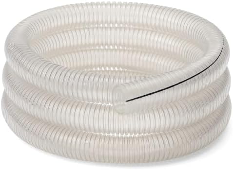 Electriduct 3/4" Split Wire Loom Conduit (0.75 Inch ID) - Clear - 25 Feet