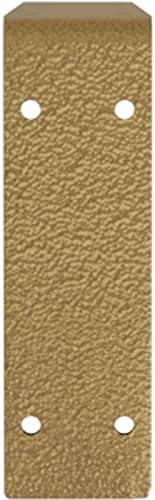 Ekena Millwork BKTM02X18X06EBHGO Steel Bracket Embrey, 2"W x 18"D x 6 1/2"H, Hammered Gold