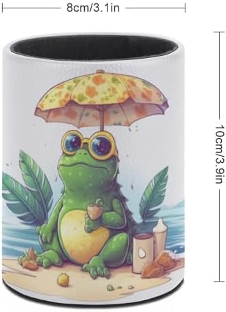 Frog Pen Holder Pencil Cup for Desk Organizer