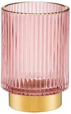 Makeup Brush Holder Organizer,Toothbrush Holders,Desk Pen Pencil Holder,Multifunctional Vintage Glass Brush Cup(A3-27-US