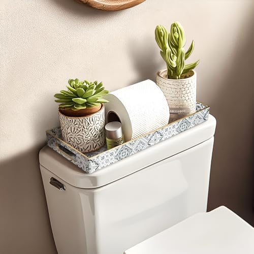 MAONAME Plastic Bathroom Vanity for Countertop, Narrow Decorative Trays