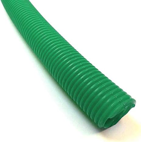 Electriduct 1" Split Wire Loom Conduit (1 Inch ID) - Green - 300 Feet